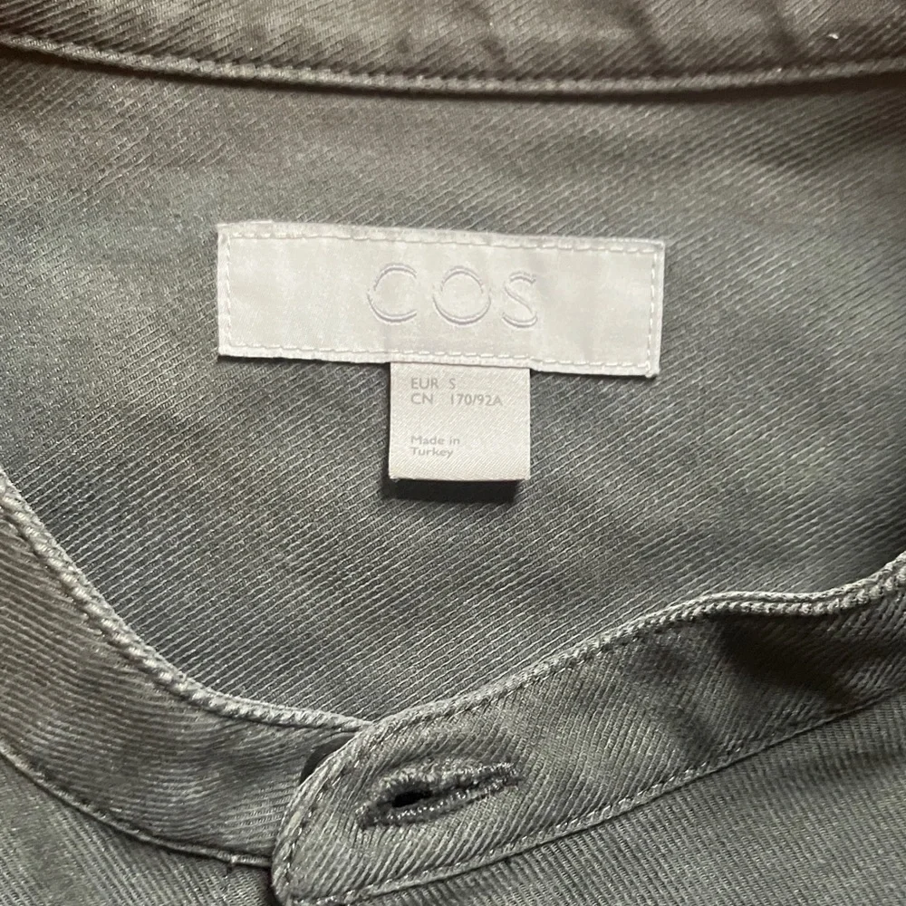 COS Mandarin Collar Front Pocket Button Down Shirt - Picture 2 of 5